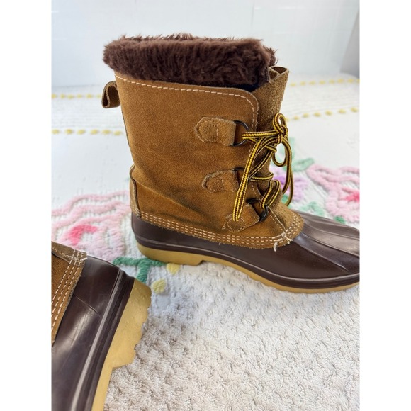Kamik KW2000 Mens Brown Suede Wool Blend Insulated Winter Snow Duck Boots Size 8 main image 10